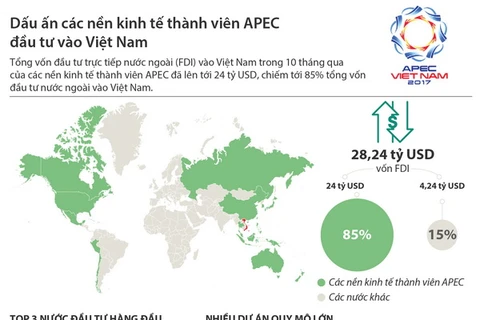 Dấu ấn các nền kinh tế thành viên APEC đầu tư vào Việt Nam