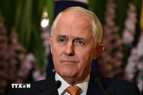 Thủ tướng Australia Malcolm Turnbull1. (Nguồn: AFP/TTXVN)