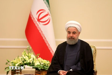 Tổng thống Iran Hassan Rouhani tại cuộc họp ở Tehran. (Nguồn: AFP/TTXVN)
