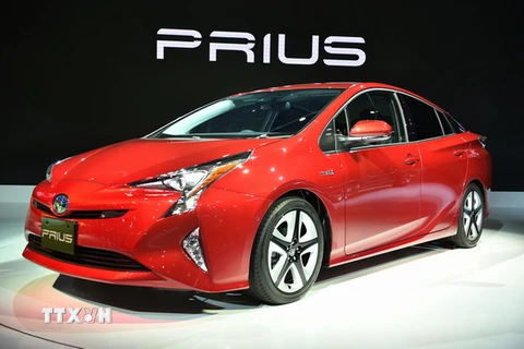 Một mẫu xe Prius của Toyota. (Nguồn: AFP/TTXVN)