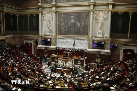 Toàn cảnh một cuộc họp Quốc hội Pháp ở thủ đô Paris. (Nguồn: AFP/TTXVN)