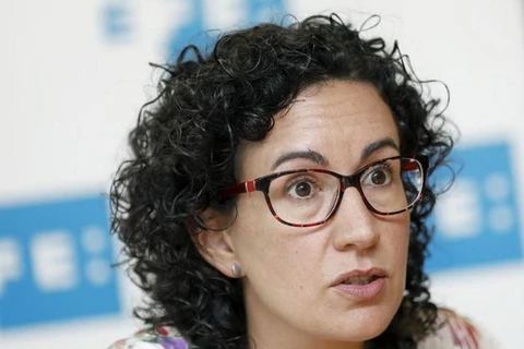 Bà Marta Rovira, một trong các ứng cử viên chính ủng hộ độc lập của Catalonia. (Nguồn: EFE)