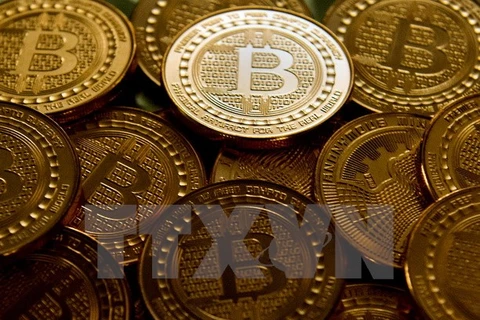 Đồng Bitcoin. (Nguồn: AFP/TTXVN)