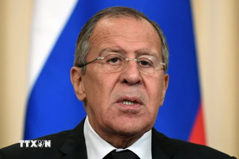 Ngoại trưởng Nga Sergey Lavrov. (Nguồn: AFP/TTXVN)
