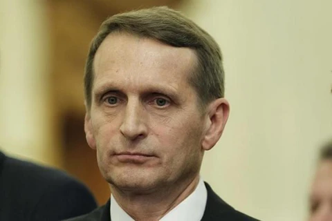 Giám đốc Cơ quan tình báo nước ngoài của Nga Sergey Naryshkin. (Nguồn: Reuters/TTXVN)