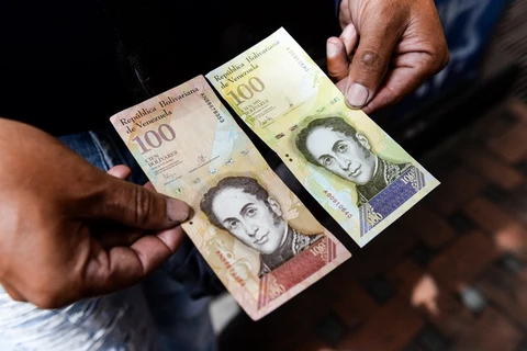 Đồng bolivar của Venezuela. (Nguồn: AFP/TTXVN)