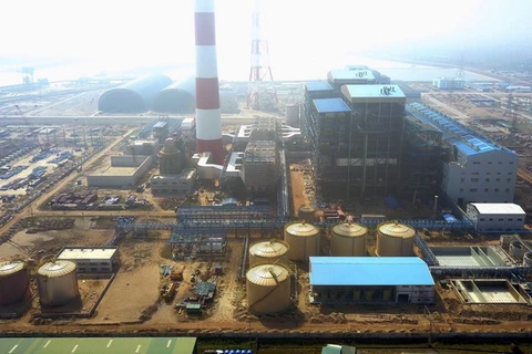 Quang cảnh Nhà máy nhiệt điện Thái Bình 2. (Ảnh: Thế Duyệt/TTXVN)