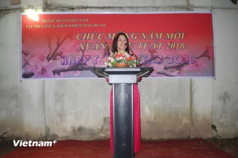 Đại sứ Phạm Thị Bích Ngọc phát biểu tại chương trình. (Ảnh: Huy Bình/Vietnam+)