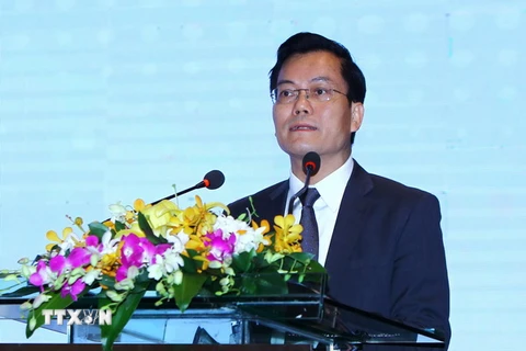 Thứ trưởng Ngoại giao Hà Kim Ngọc. (Ảnh: An Đăng/TTXVN)