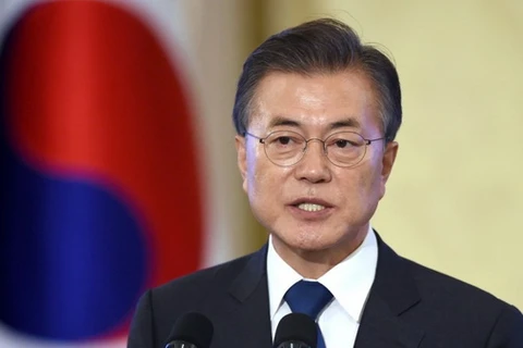 Tổng thống Hàn Quốc Moon Jae-in. (Nguồn: AFP)