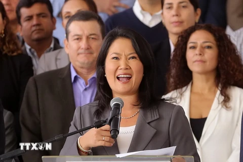 Nữ Thượng nghị sỹ Keiko Fujimori. (Nguồn: EPA/TTXVN)