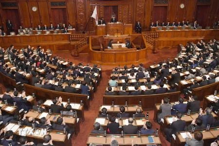Toàn cảnh một phiên họp Hạ viện Nhật Bản tại thủ đô Tokyo. (Nguồn: Kyodo/TTXVN)