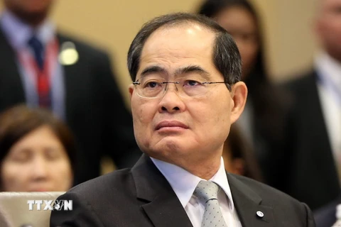 Bộ trưởng Thương mại Singapore Lim Hng Kiang. (Nguồn: AFP/TTXVN)