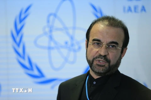 Đại diện thường trực Iran tại IAEA Reza Najafi. (Nguồn: AFP/TTXVN)