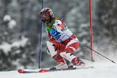 Nữ vận động viên trượt tuyết người Slovakia Henrieta Farkasova. (Nguồn: Getty Images)
