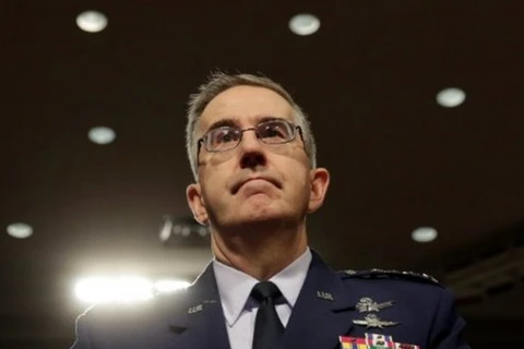 Tư lệnh Bộ chỉ huy chiến lược Mỹ, Tướng John Hyten. (Nguồn: Reuters)