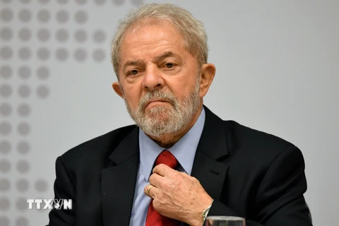 Cựu Tổng thống Brazil Lula da Silva. (Nguồn: AFP/TTXVN)