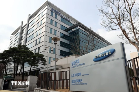 Trụ sở Samsung Electronics tại tỉnh Gyeonggi, Hàn Quốc. (Nguồn: Yonhap/TTXVN)