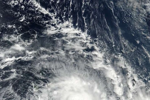 Ảnh chụp vệ tinh mắt bão Keni. (Nguồn: NASA)