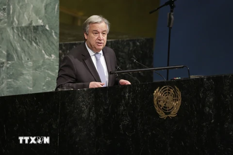 Tổng Thư ký Liên hợp quốc Antonio Guterres. (Nguồn: THX/ TTXVN)