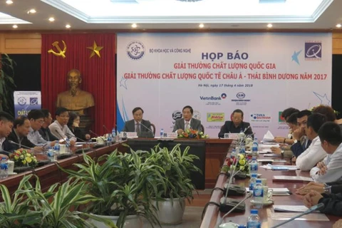 Quang cảnh buổi họp báo. (Nguồn: Vietnam+)