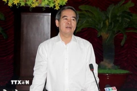 Trưởng Ban Kinh tế Trung ương Nguyễn Văn Bình. (Ảnh : Nguyễn Thanh/TTXVN)