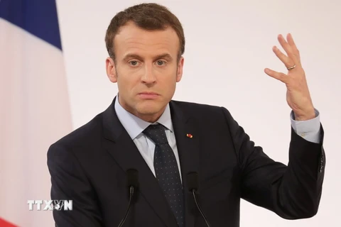 Tổng thống Pháp Emmanuel Macron. (Nguồn: AFP/TTXVN)