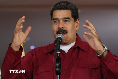 Tổng thống Venezuela Nicolas Maduro. (Nguồn: EPA/TTXVN)