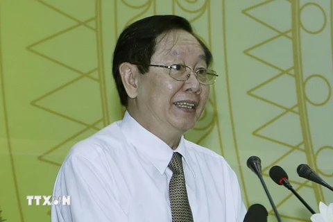 Bộ trưởng Bộ Nội vụ Lê Vĩnh Tân. (Ảnh: Nguyễn Dân/TTXVN)