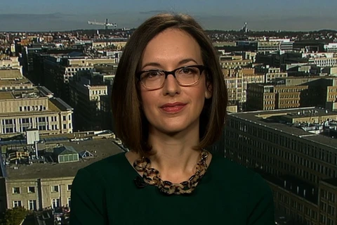 Nữ phát ngôn viên của Bộ Tư pháp Mỹ Sarah Isgur Flores. (Nguồn: CNN)