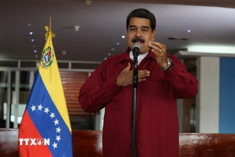 Tổng thống Venezuela Nicolas Maduro. (Nguồn: EPA/TTXVN)