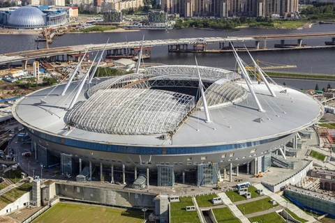 Sân vận động St. Petersburg. (Nguồn: fifaworldcup2018.co)