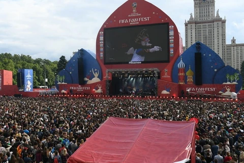 Lễ hội cổ động viên FIFA World Cup 2018 tại Moskva. (Nguồn: fifa.com)