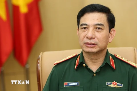 Thượng tướng Phan Văn Giang. (Ảnh: Dương Giang/TTXVN)
