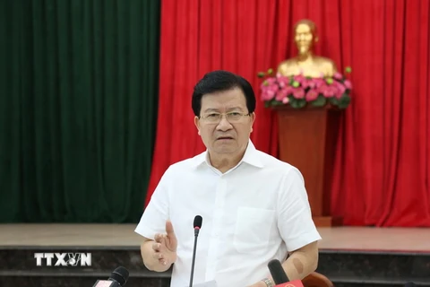 Phó Thủ tướng Trịnh Đình Dũng. (Ảnh: Công Phong/TTXVN)