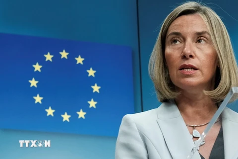 Đại diện cấp cao về an ninh và đối ngoại của EU Federica Mogherini. (Nguồn: AFP/TTXVN)