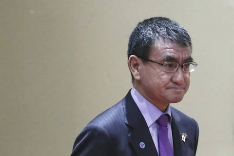 Ngoại trưởng Nhật Bản Taro Kono. (Nguồn: AP)