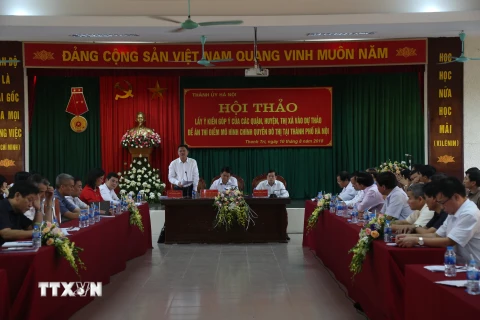 Quang cảnh Hội thảo. (Ảnh: Nguyễn Văn Cảnh/TTXVN)