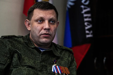 Thủ lĩnh vùng Donetsk ly khai tại miền Đông Ukraine Alexander Zakharchenko. (Nguồn: AFP)