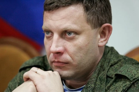 Thủ lĩnh quân nổi dậy tại miền Đông Ukraine Alexander Zakharchenko. (Nguồn: EPA)