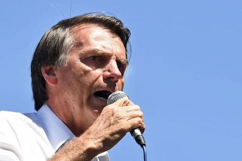 Ứng cử viên cực hữu tham gia tranh cử tổng thống Brazil, ông Jair Bolsonaro. (Nguồn: AFP)