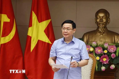 Phó Thủ tướng Vương Đình Huệ. (Ảnh: Văn Điệp/TTXVN)
