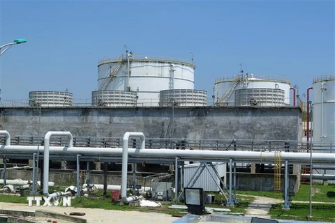 Hệ thống xử lý nước thải của Nhà máy Bio Ethanol Dung Quất. (Ảnh: Phước Ngọc/TTXVN)