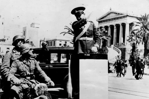 Phátxít Đức chiếm đóng Hy Lạp giai đoạn 1941-1944. (Nguồn: Getty Images)