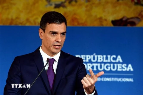 Thủ tướng Tây Ban Nha Pedro Sanchez. (Nguồn: THX/TTXVN)