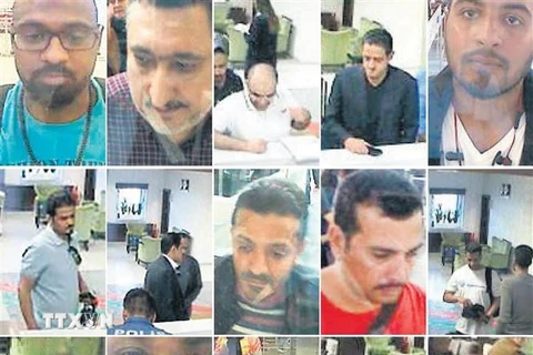Chân dung 15 nghi phạm được cho là có liên quan đến vụ mất tích bí ẩn của nhà báo Jamal Khashoggi. (Nguồn: AFP/TTXVN)