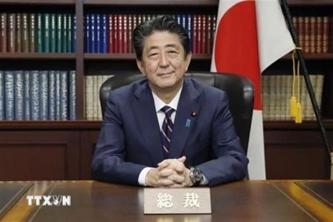 Thủ tướng Nhật Bản Shizo Abe tại Tokyo. (Nguồn: Kyodo/TTXVN)
