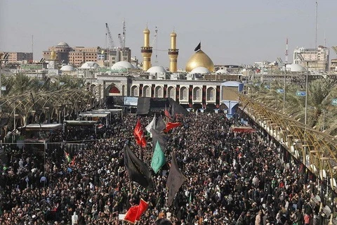 Các tín đồ Hồi giáo dòng Shi ite dự lễ hành hương Arbaeen. (Nguồn: AFP)