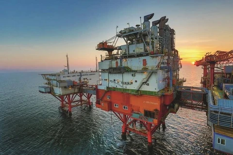 Một giàn khoan dầu của Tập đoàn dầu khí OMV Petrom. (Nguồn: romania-insider.com)
