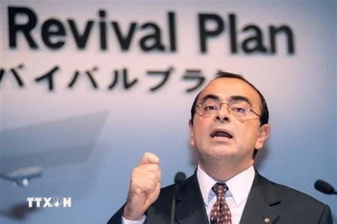 CEO Hãng Nissan Carlos Ghosn. (Nguồn: Kyodo/TTXVN)
